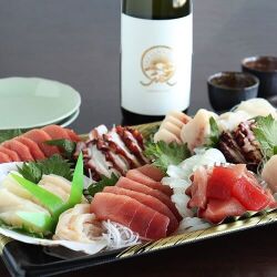 父の日限定オリジナルギフト 日本酒とお刺身セット