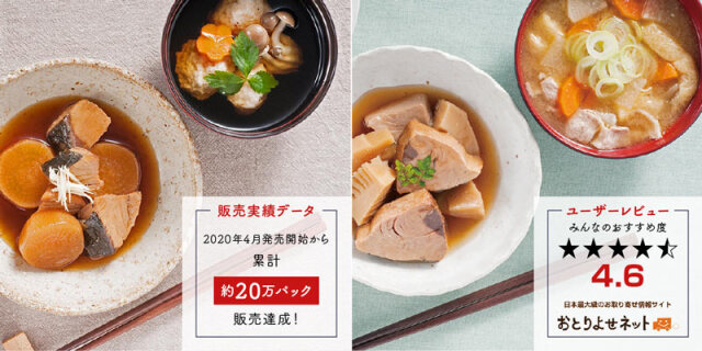 販売実績データ2020年4月発売開始から累計約20万パック販売達成!/ユーザーレビューみんなのおすすめ度4.6