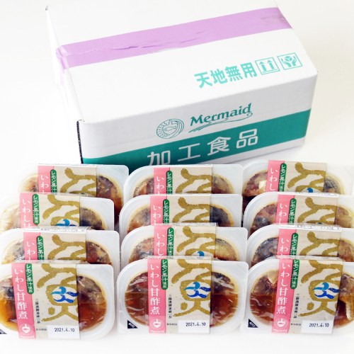 お買得品 三陸漁師美味一品 レモン果汁使用 いわし甘酢煮 100ｇ 12パック入