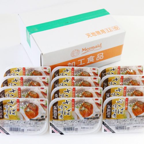 【箱買い】三陸食堂　さば味噌煮（120g×12パック入）