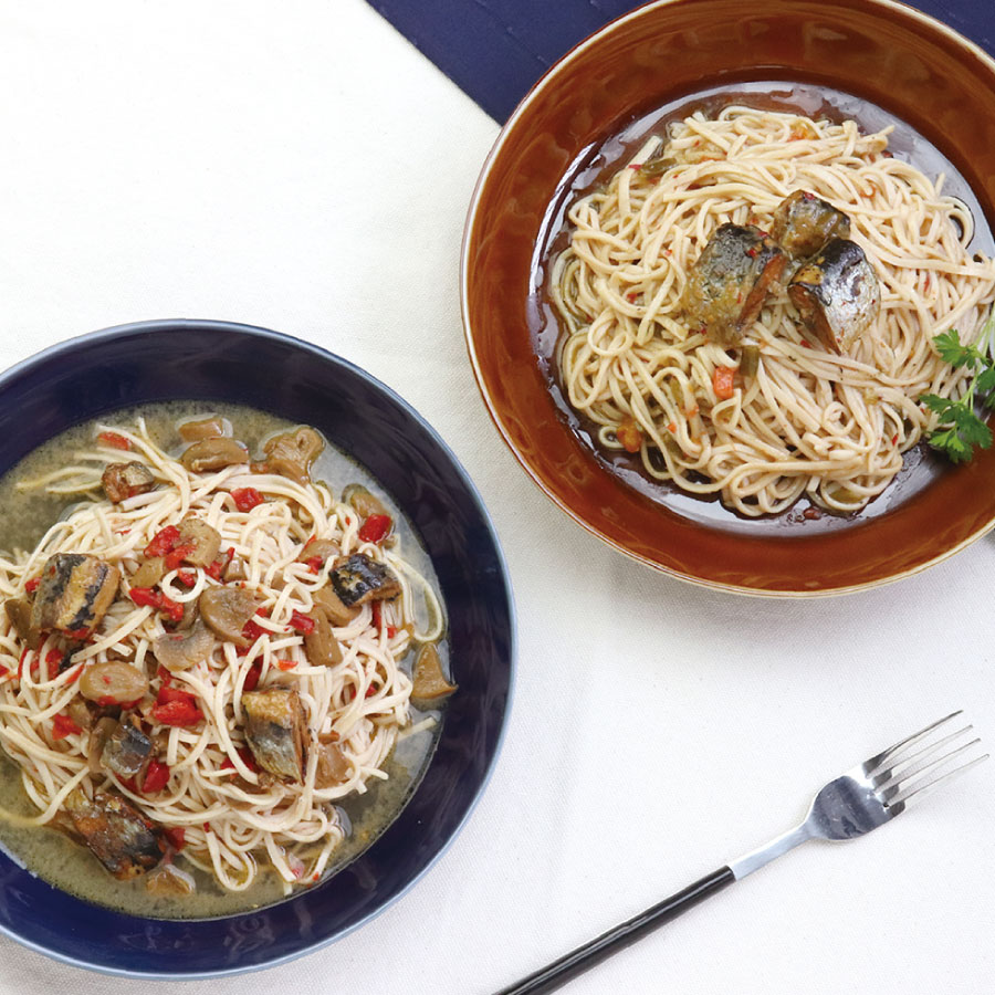 杜と海のパスタソース