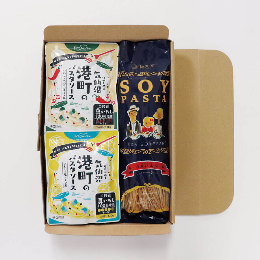 杜と海のパスタソース