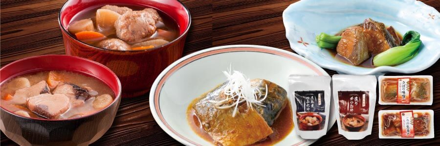煮魚惣菜『三陸海彩』4種